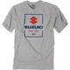 Factory Effex Suzuki Victory Tee, Heather Grey