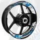 17 inch Rim Decal Wheel Sticker For Suzuki GSXS 750 Z 1000 F Hayabusa SV650 X XA