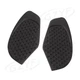 2x Tank Traction Side Pad Gas Knee Grip Decal Black Fit Yamaha YZF R6 2008-15