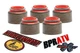 Yamaha Grizzly 660 4x4 Kibblewhite RED Viton Valve Stem Seals Seal Set of 5 Five