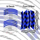 17 inch GP01 Blue Vinyl Wheel Rim Stickers For Suzuki SV1000 S 03 04 05 06 07