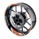 Orange Stripes Motor Wheel Stickers For Honda CB650R 19 20