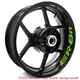 Wheel Rim Decal Letters Strips Stickers For Kawasaki ER6N 2006-2017