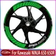 2026 New Motorcycle 17inch Rim Reflective Stickers For Kawasaki NINJA 650 650R