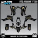 Graphics Kit for Yamaha YFZ 50 YFZ50 (All Years) Splash Series - Gold