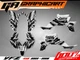 Fits YAMAHA YFZ450 yfz 2003 2004 2005 2006 2007 2008 graphic kit decals kit YFZ