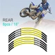 21" 18" A01B Stripe Dirt Bike Wheel Stickers For Suzuki DR 200S 15-23 22 21 20