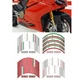 RIM STRIPES STEREO PASTERS MOTORCYCLE WHEEL DECALS TAPE For DUCATI 1299 PANIGALE