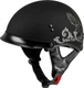 GMAX HH-65 Corvus Half Helmet with Peak