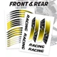 GB18 17'' Rim Wheel Stickers Decal Graphic Kit For Yamaha FZ10 MT-10 18-21 20 19