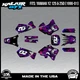 Graphics Kit for Yamaha YZ250 YZ125 (1996-2001) YZ 250 YZ 125 Core - MAGENTA