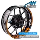 Racing 17 Inch Wheel Orange Rim Stickers AA02 For Kawasaki Z650 17-19 17 18 19