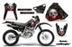 DirtBike Graphic Stickers +#PLT/RIM Decals For Honda XR400R 1996-2004 REAPER K