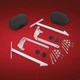 SHOW CHROME 52-677A Passenger Armrest - Honda GL1800 2006-2017