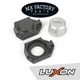 23-26 KTM Husqvarna Gas Gas Luxon rear axle block kit grey, 22mm axle motocross