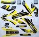 YAMAHA WR 125 X R 2009 2017 22B YELLOW FACTORY DECOR DECAL Sticker