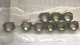 Lot of 9 OEM Kawasaki NOS 92015-1707 Throttle Stop Nut KX KX500 KX250 KX125