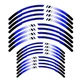 21" 18" A01B Stripe Dirt Bike Wheel Stickers For Yamaha TT-R 250 99-06 05 04 03