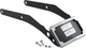 Cycle Visions Curved License Plate Mount with Slick Signals Chrome #CV4653