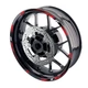 D01B For 2007-2021 Triumph STREET TRIPLE 675 Red Wheel Decals Stickers 20 19 18