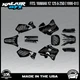 Graphics Kit for Yamaha YZ250 YZ125 (1996-2001) YZ 250 YZ 125 Rebel - SMOKE