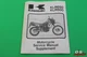 NOS Kawasaki 87-95 KLR650 KLR500 Service Manual Supplement 99924-1080-55