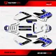 White Blue Shift Racing Graphics kit fits 01-03 Honda XR80 Xr100 XR 80 100 Decal