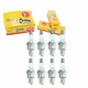 8 Pack Genuine NGK 7599 Nickel Spark Plugs CMR5H for Various Small Engines