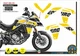 Stickers Fairings Fairing DUCATI Multistrada Enduro 1260 1200 Black Yellow En 23