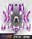 Graphics Kit for Yamaha YFZ 50 YFZ50 ATV SEMI CUSTOM GRAPHICS KIT 50 aniversary