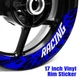 S20W Inner Wheel Rim Sticker Decals 17 Inch For Kawasaki Z000 19 20 21 22 23