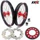 KKE 21/19 Cast Dirt Bike Wheels for Honda XR400R 1996-2004 XR600R 1991-2000 Rims