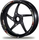 Ducati Panigale Motorcycle Wheel Decals Rim Stickers 899 959 1199 1299 Grey Gold
