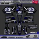 Graphics Kit for Yamaha YZ250 YZ125 (2002-2014) YZ 250 YZ  125