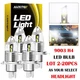 2-20X AUXITO H4 9003 HB2 30000LM LED Headlight High Low Beam 6000K Bulbs Q10 EOA