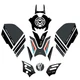 Stickers Kit 3D Motorcycle Guards Resin Gel Compatible for YAMAHA MT-09 2023