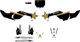 D'Cor Visuals Husqvarna Rockstar Racing Complete Graphics Kit (20-70-403)