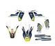 2019-2023 TC 65 TAPER White Senge Graphics Kit Compatible with Husqvarna