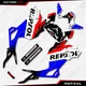 Red Repsol Graphic Sticker kit fits Honda Grom 2017 2018 2019 2020 MSX125