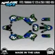 Graphics Kit for YAMAHA YZ125 YZ250 YZ 125 250 (1993-1995)  Core - BLUE