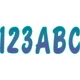Hardline I.D. Sticker Kit - 200 Series - Teal Gradation | PUTEG200