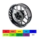 White 17 inch GP01 Wheel Sticker For Suzuki Bandit GSF 1250 2007-2018