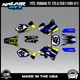 Graphics Kit for Yamaha YZ250 YZ125 (1996-2001) YZ 250 YZ 125 Division - Yellow