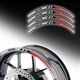 SH18 Yellow Reflective Wheel Sticker Tape For Yamaha FZ6 04-09 08 07 06 05