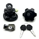 For Suzuki DR650S DR650SE 1998-2022 Ignition Switch Fuel Gas Cap Seat Lock Set