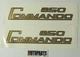 Decal, Norton Commando 850 Side Panel, Gold/Black, pr. (06-4014)
