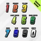 S16 Custom Racing Number Sticker Vinyl Decals 3 pcs For Yamaha TM Ducati