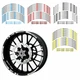 MOTORCYCLE RIM "17 STRIPES WHEEL DECALS TAPE STICKERS FOR YAMAHA MT-03 MT03