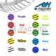 White Racing MOTO Wheel Decal Stickers For Yamaha MT10 2018-2021