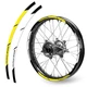 Yellow P04B Wheel Rim Sticker Decal Tapes For Yamaha XT 250 2008-2019
